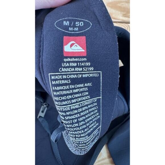 Quiksilver Full Body Wetsuit And Booties Size Medium Men’s Black - Picture 3 of 10